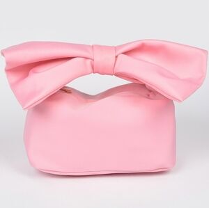 Pink Bow Clutch Handbag Cute Kawaii‎ Evening Bag